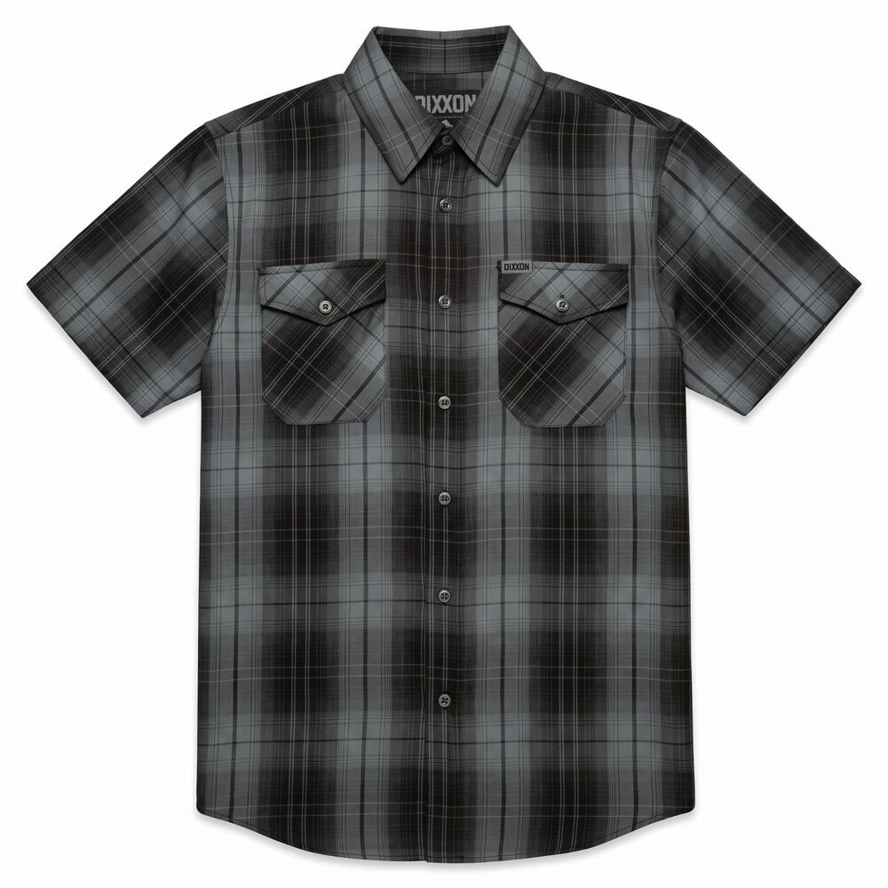 Dixxon Short Sleeved Bamboo Size 2X The Cult Gray Button Down Shirt